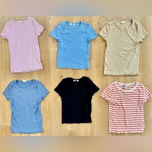 GAP Kids/Old Navy Collection of 6 Shirts Size L